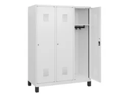 schoollocker,HxBxD 1630x1200x500mm,3vak,vak B 400mm,cil.-slot,voeten