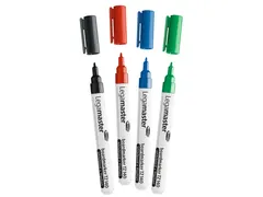 Viltstift Legamaster TZ 140 whiteboard rond 1mm assorti blister à 4 s