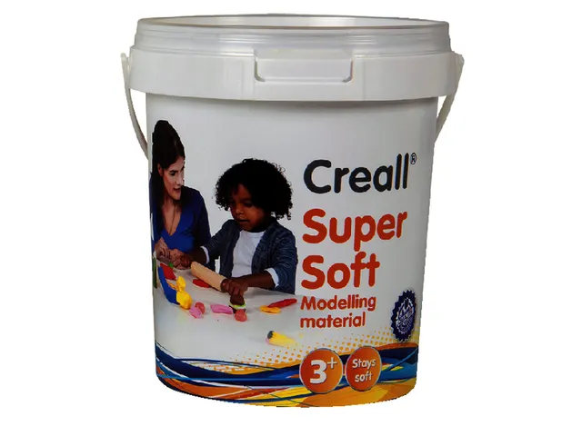 Klei Creall supersoft rood/blauw/groen/geel/wit assorti