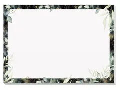 Designonderlegger Jolie Glamorous Leaves A3 30vel