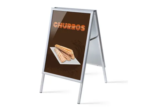 Stoepbord A1 complete set met print "Churros"