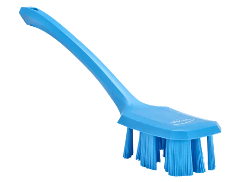 UST 4196-3 afwasborstel, blauw groot, blauw, lange steel 395mm