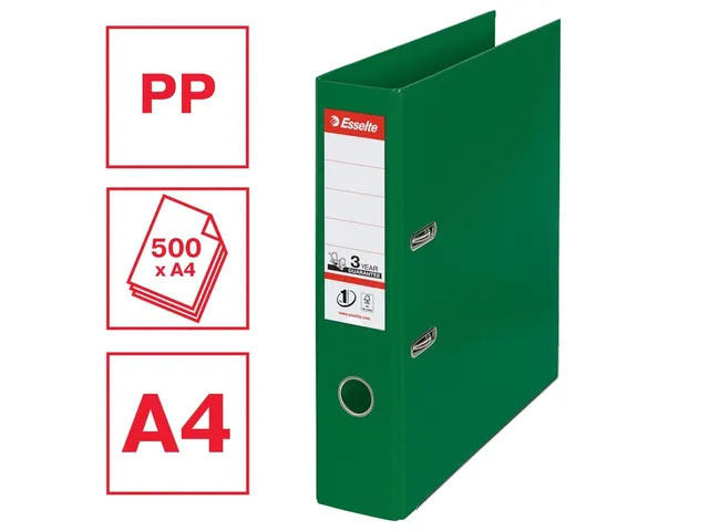Ordner Esselte Vivida No.1 multipack 75mm A4 5 stuks groen