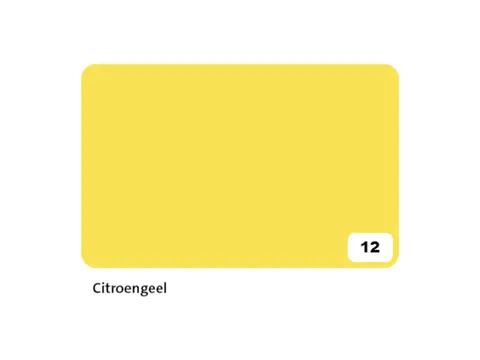 Fotokarton Folia 300gr 50x70cm 12 citroengeel