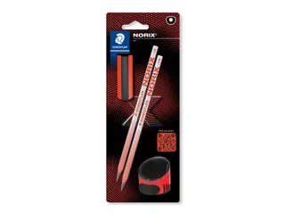 Staedtler NORIX Grafietpotlood Smart Design 2 stuks HB Rood - 1