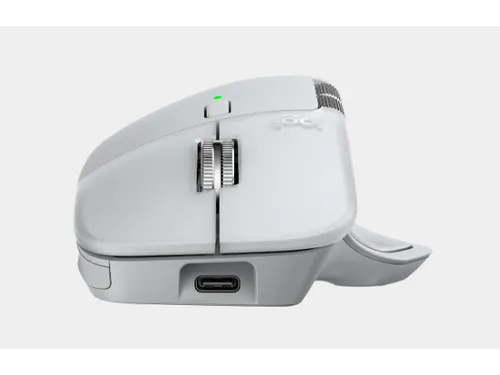 Logitech MX Master 4 draadloze muis 8 knoppen rechts Bluetooth grijs