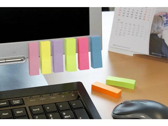 Marque-pages Info Page Marker Papier 10x15x50mm 10 couleurs