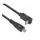 Kabel ACT USB-C standaard naar USB-C hoek boven/beneden 10Gbps 1m