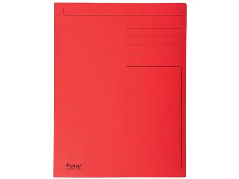chemise de classement Foldyne ft 24 x 32 cm (pour ft A4), rouge, boît