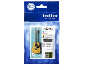 Inktcartridge Brother LC-421XLVAL zwart + 3 kleuren - 1