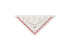 Tekendriehoek Standardgraph 23cm met afneembare greep kunststof