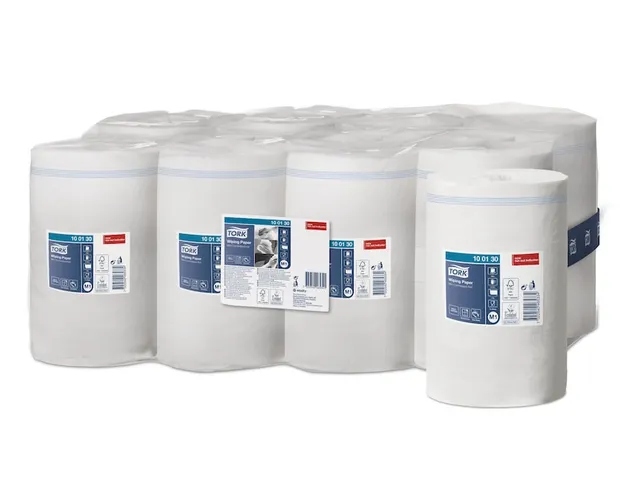 Tork 100130 Wiping Poetspapier Advanced 415 minirol 1-laags wit