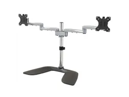 Monitor Arm 2 Schermen Scharnierend staal & aluminium