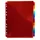 Tabbladen PP A4+ L-m ap + etiket 12 tabs