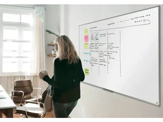 Whiteboard Nobo Essence 60x90cm staal