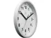 wandklok NXT diameter 20cm kunststof wit, witte wijzerplaat