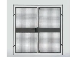 dubbele vleugeldeur,v. scheidingswandsysteem,HxB 2550x2000mm,RAL5002