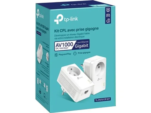 AV1000 Passthrough Powerline KIT Broadcom Netwerkadapter