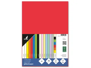 papier Kangaro A4 120 gram pak a 100 vel rood - 4