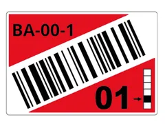 Brother LTZ14055FCB, Rood, Rechthoek, Universeel, 85 mm, 55 mm, 340 st