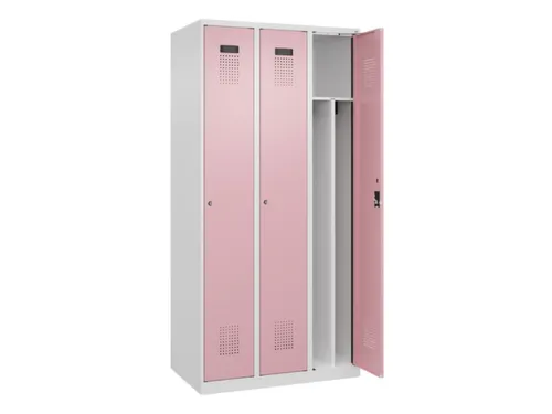 locker voor scheiding van kleding,HxBxD 1850x900x500mm,3vak