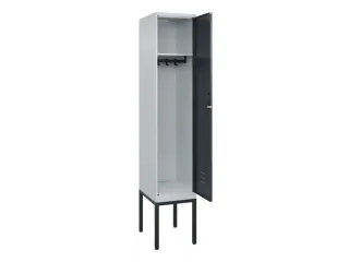 locker,HxBxD 2120x400x500mm,1vak,vak B 400mm,cil.-slot,voetonderstel - 2