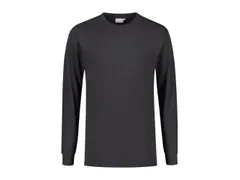 Santino James T-shirt met lange mouwen, houtskoolkleur, maat S, per st