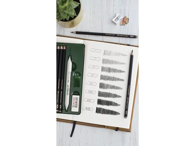 Crayon graphite Faber-Castell Pitt Mat 12B
