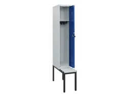 locker met bank,HxBxD 1950x300x815mm,1vak,vak B 300mm,draaigrendel