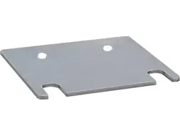 onderlegplaat,v. staanderframe,LxB 120x130mm,dikte 3mm
