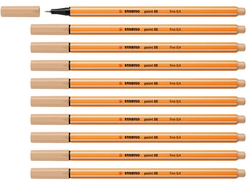Fineliner STABILO point 88/86 fijn nude
