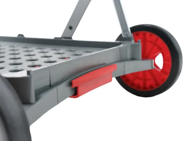 vouwbare winkelwagen,draagverm. 60kg,2etage(s),HxLxB 1025x890x550mm