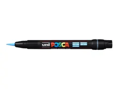 Brushverfstift Posca PCF350 Penseelpunt 1-10mm Lichtblauw