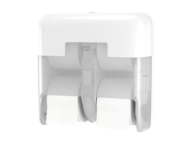 OptiServe Hulsloos Toiletpapier Dispenser 4-rol Wit