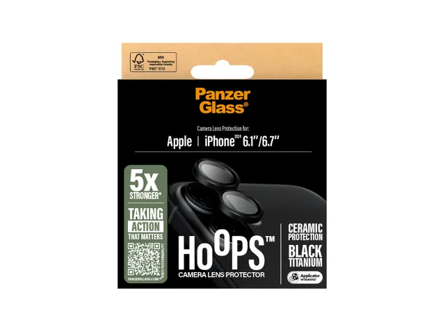 PanzerGlass Hoops Ceramic Camera Lens Protector iPhone 16 | 16 Pl