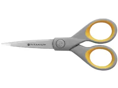 Kantoorschaar Westcott 130mm met softgrip titanium