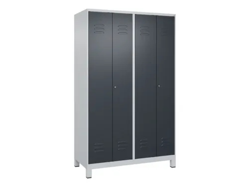 locker voor scheiding van kleding,HxBxD 1950x1200x500mm,4vak