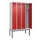 locker voor scheiding van kleding,HxBxD 2120x1200x500mm,4vak