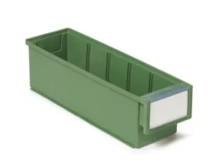 Stellingbak HxLxB 82x300x90mm 1 3l duurzaam kunststof groen - 1