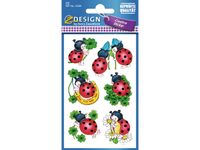 papieretiket Z-design Creative pakje a 2 vel lieveheersbeestjes
