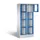 Lockerkast 1800x810x500mm 2x4 vakken Cilinderslot, Sokkel, RAL5010