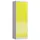 Dubbeldekse garderobekast 1800x590x500mm 2x2vak klink RAL7035 RAL1018