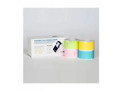 Slp-4ast Gekleurde Labels 28x89mm