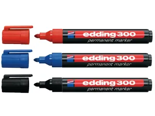Viltstift edding 300 rond 1.5-3mm rood - 2
