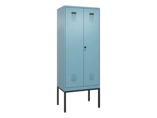 PBM-locker,HxBxD 2120x800x500mm,2vak,vak B 400mm,draaigrendel