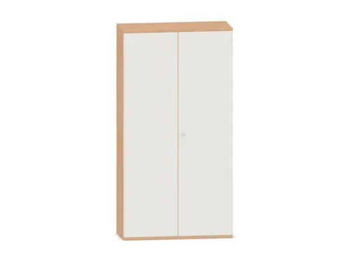 kantoorkast,HxBxD 1920x1000x430mm,decor romp beuken,decor front wit