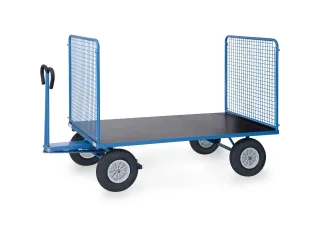 Handtrekwagen 6446P 750kg 1935x995mm draadgaas polyurethaan wielen - 3