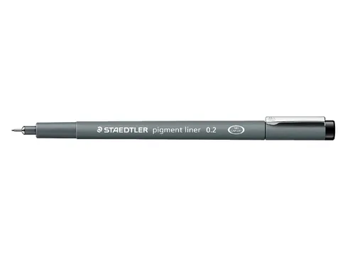 Fineliner Staedtler Pigment 308 zwart 0.1mm