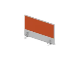 opzetpaneel bureau aanbouw zijkant MP-lichtgrijs BN3012-oranje 800mm