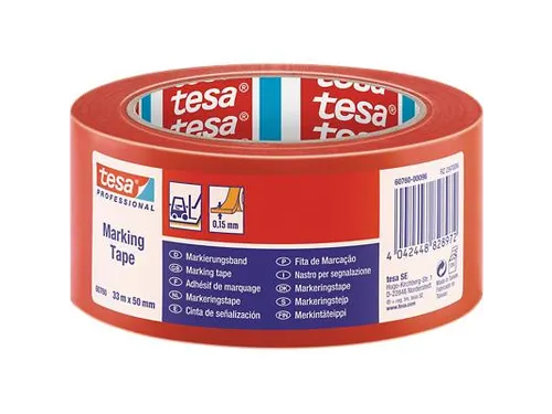 Markeringstape tesa Professional 60760 PV1 50mmx33m rood